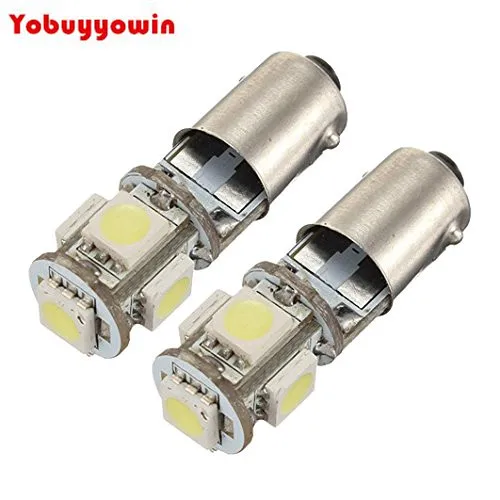 10x ампулы 5 светодиодный 5050 SMD BA9S H6W T4W VEILLEUSE BLANC Анти без ERREUR лампа ODB|ba9s 5|lamp lamplamp ba9s |