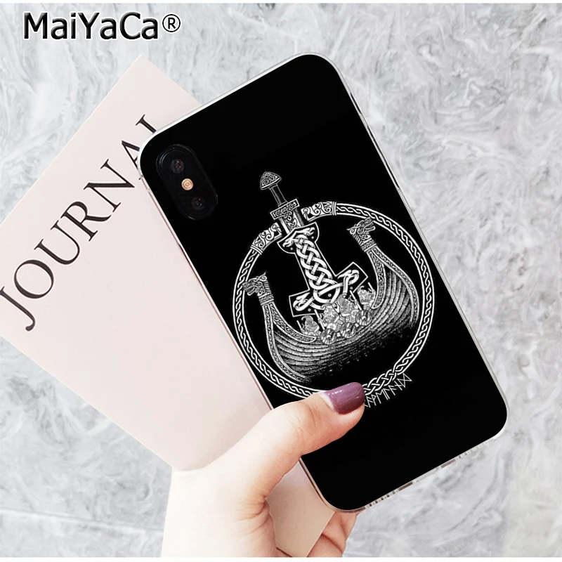 A12 MaiYaCa vikings Ragnar Vikings Season 3 Hot Selling Fashion Cell Case for iPhone 5 5S 6S 6plus 7 7plus 8 8Plus X Xs MAX XR - Цвет: A12