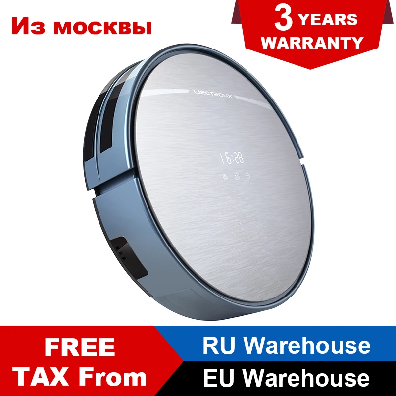 (Доставка из Москвы) LIECTROUX X5S Робот Пылесос Навигация картография WI FI APP Управления