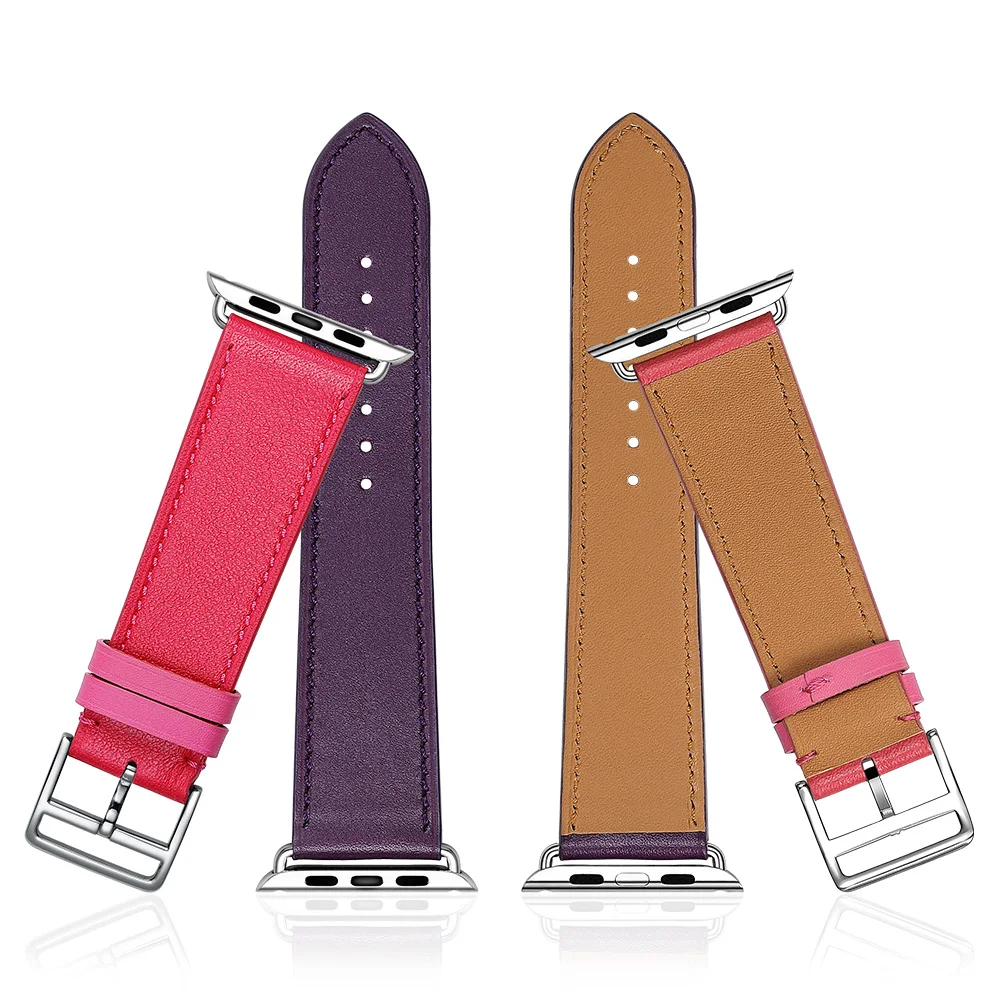 CHIMAERA Compatible for Apple Watch Band Leather 44mm 40mm 42mm 38mm Series 4/3/2/1 Fit iWatch Strap band | Наручные часы