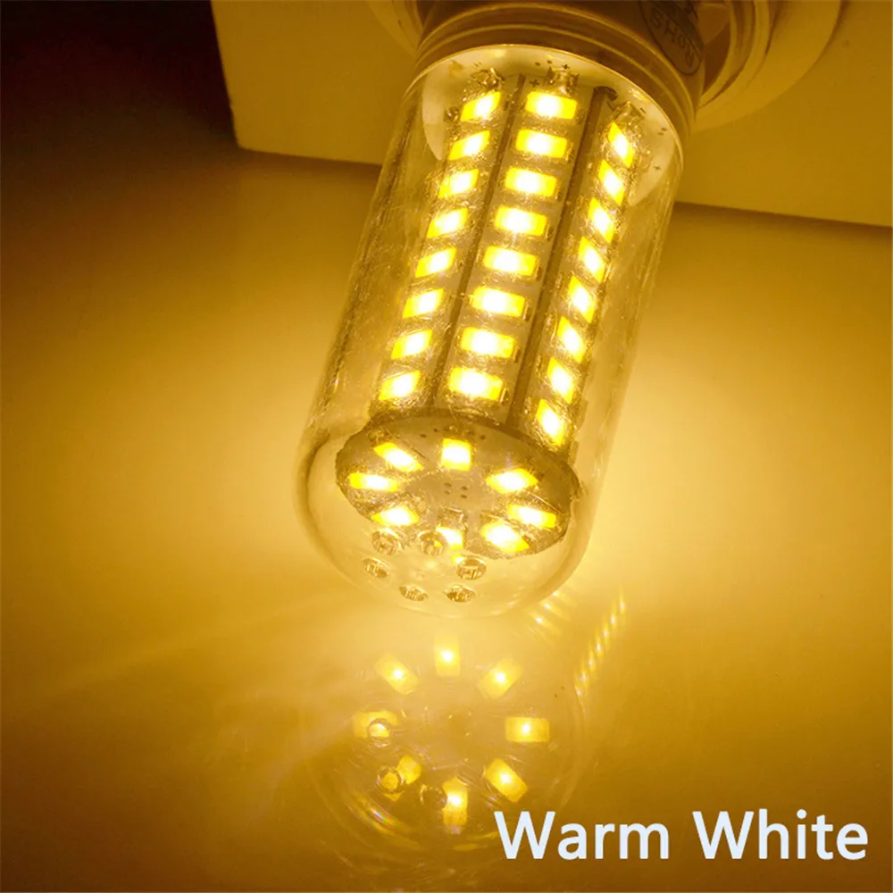 

E27 LED Lamp E14 LED Bulb SMD5730 220V Corn Bulb 24 36 48 56 69 72LEDs Chandelier Candle LED Light For Home Decoration Ampoule