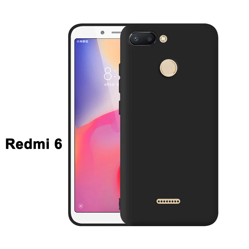 Xiaomi Redmi 6A 5A 4A Case Cover For 6 Pro Silicone TPU Soft Matte Full Redmi6A |