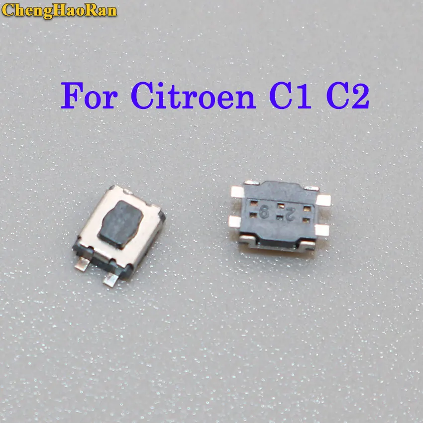 ChengHaoRan 50 шт. 200 микро переключатель 3x4 для Citroen C1 C2 C3 C4 C5 C6 C8 дистанционный брелок