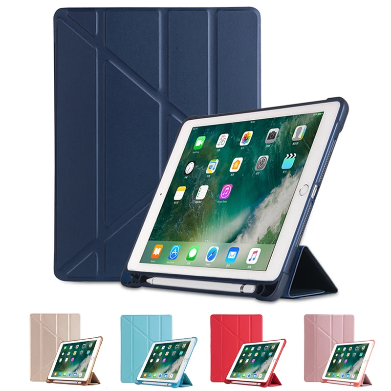 Чехол для IPad Air 2 1 2018 9 7 Мягкая силиконовая задняя тонкая умная Обложка из