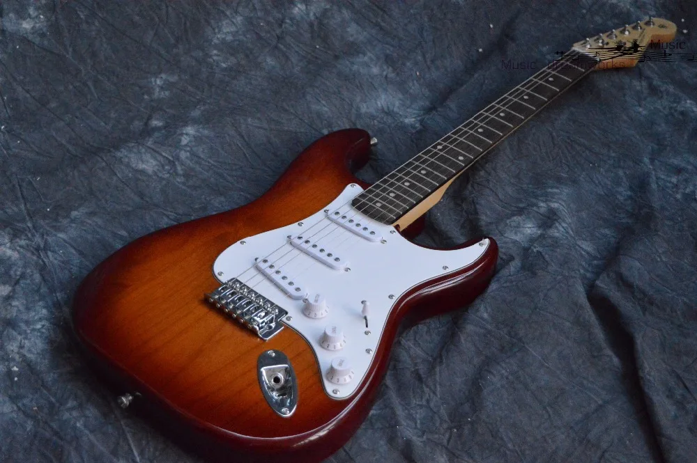 Китай firehawk гитара F S ольха электрическая цвет может быть изменен|wood electric guitar|electric