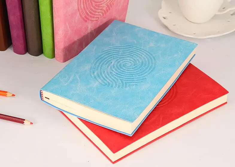 A5 офисный ноутбук канцелярские кожаный блокнот толщиной ручной книги творческий