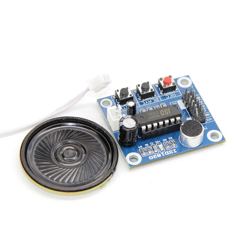 ISD1820 Voice Recording Recorder Module With Mic Sound Audio Loudspeaker New | Электроника