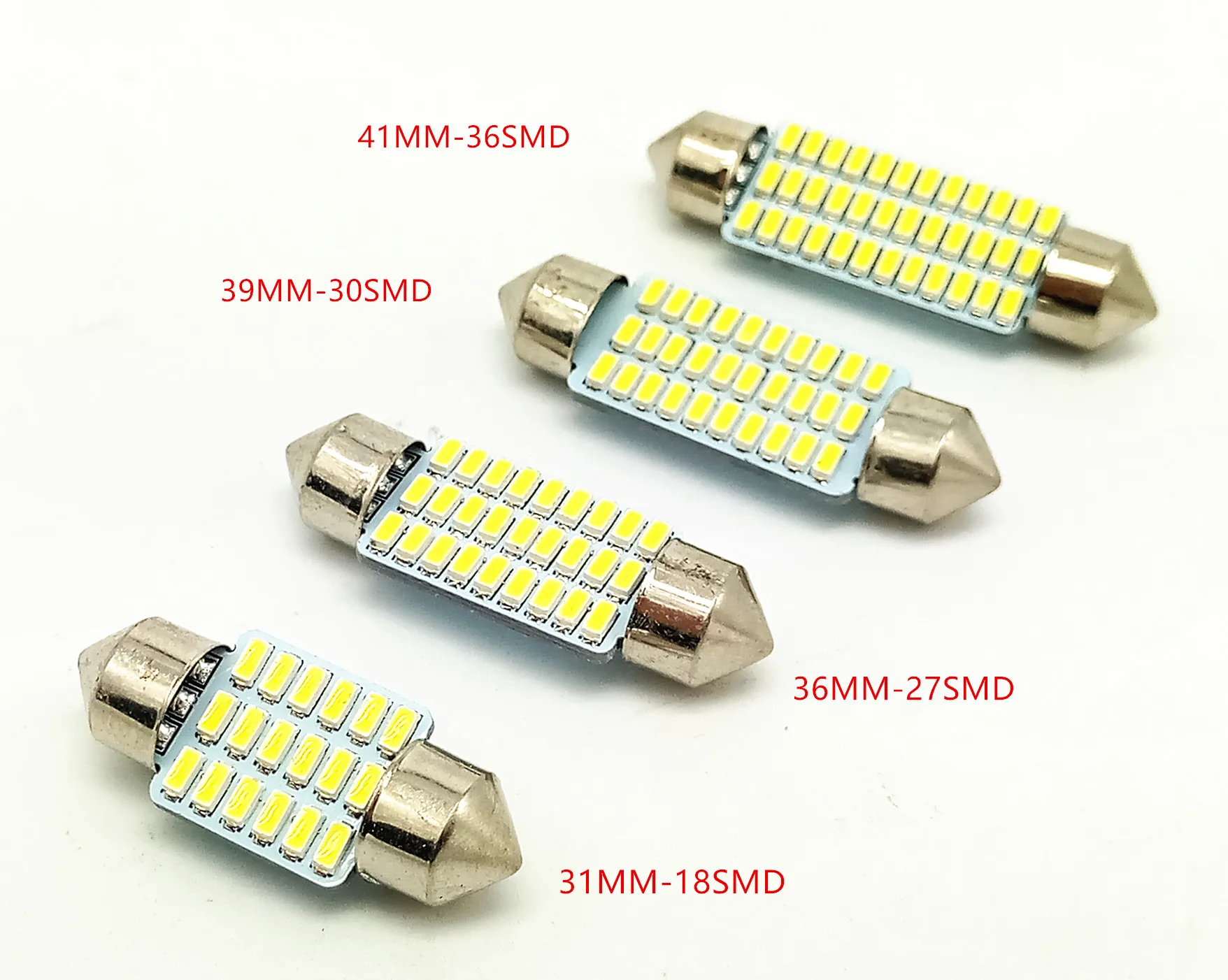 Оптовая продажа гирлянда 3014 Smd 31 мм 36 39 42 C5w интерьер светодиодный купольный