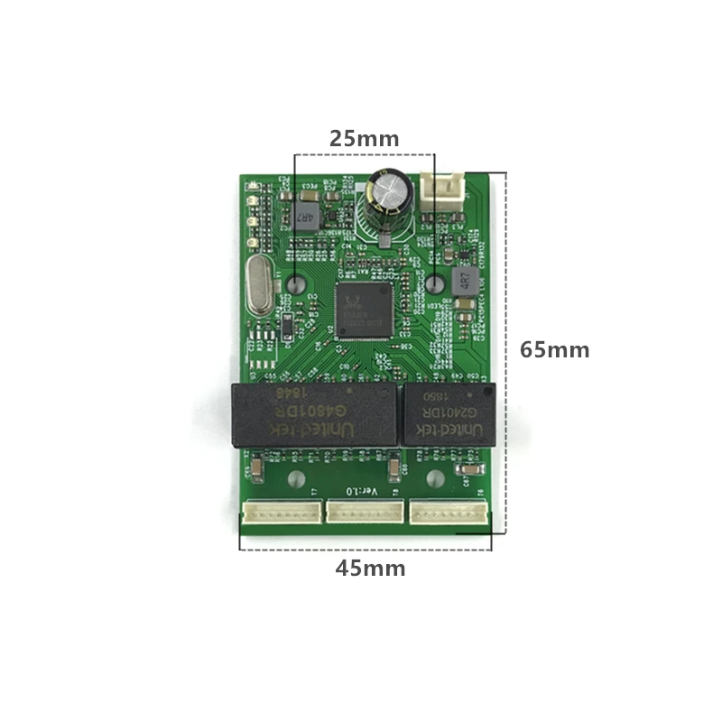 Мини PBCswitch модуль управления воспроизведением OEM Mini size3Ports сетевые коммутаторы