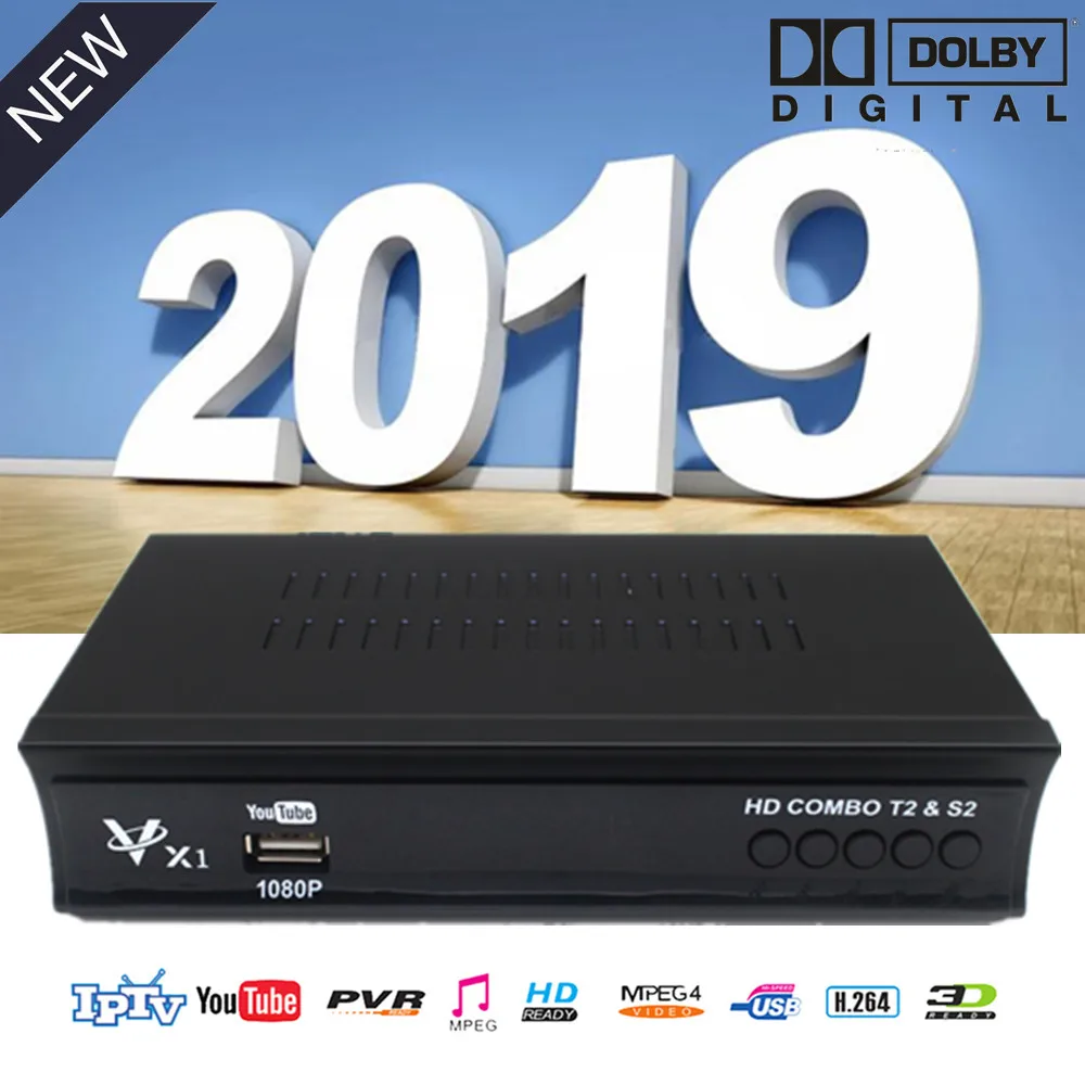 DVB T2 S2 приемник hd цифровой наземный ТВ-тюнер Поддержка Dolby wifi Bisskey youtube mp3 декодер h.264 1080p кабельного телевидения