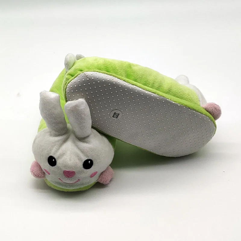Rabbit  Cute Animal Slipper For Women Girls Fashion Kawaii Fluffy Winter Warm Slippers Woman Cartoon House Slippers Funny Shoes