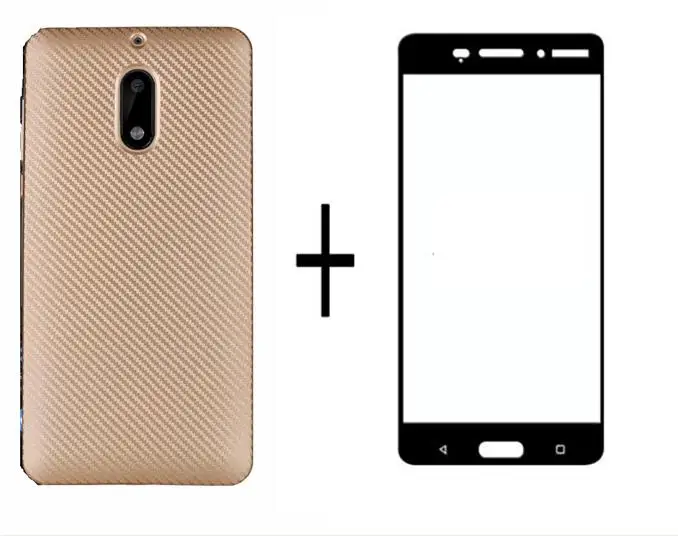 Для Nokia 5 Чехол 6 3 крышка жесткая Защитная матовая задняя панель с эффектом