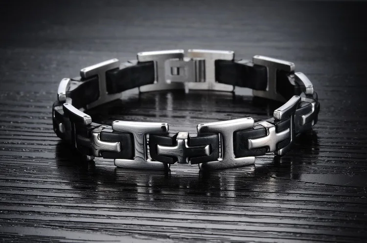 Браслет и браслеты из нержавеющей стали длина 21 см ширина 12 мм|stainless jewelry|steel bracelet