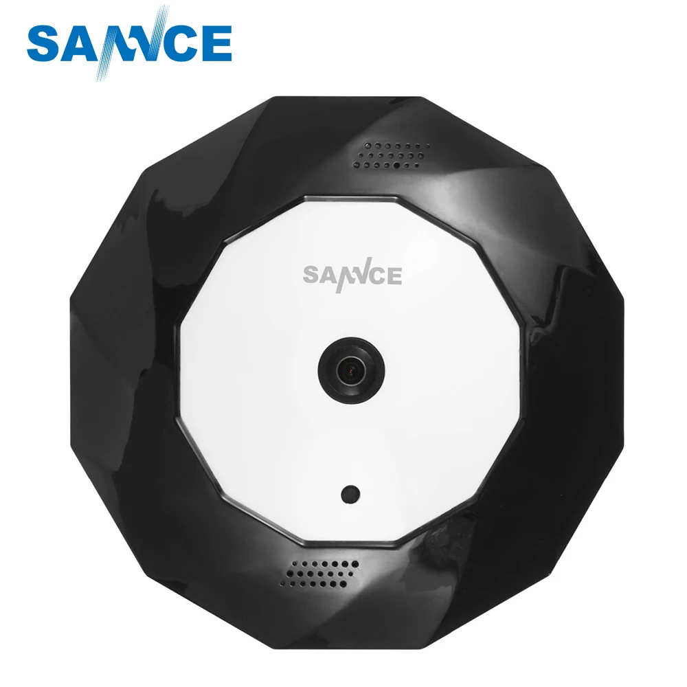 SANNCE 360 градусов Беспроводная панорамная камера 960 P сеть Wi Fi рыбий глаз