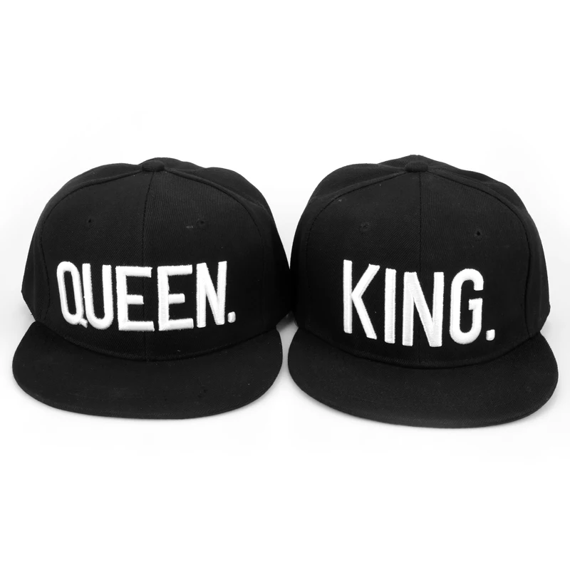 

Бейсболка KING QUEEN для мужчин и женщин, Кепка с козырьком для папы, Спортивная Кепка черного цвета для влюбленных пар