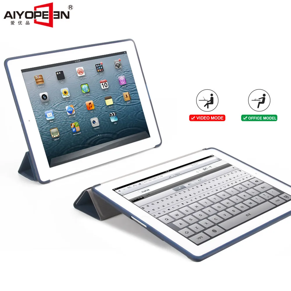 Чехол для iPad 2/3/4 A1460 чехол силиконовый мягкий задний флип-стенд с функцией автоматического сна/пробуждения из искусственной кожи смарт-чехол для iPad 3 4 2 Чехол