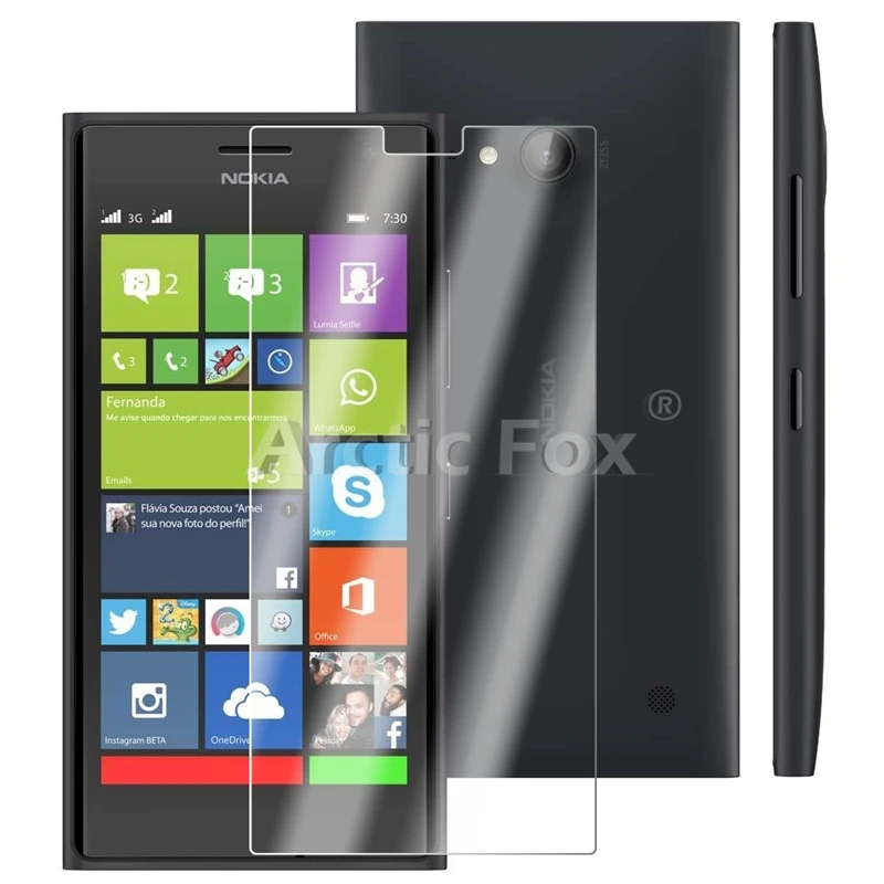 10 шт./лот Премиум закаленное Стекло Экран протектор для Nokia Lumia 730 735 бесплатная