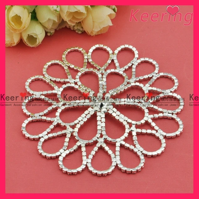 

New Arrival Free Shipping Rhinestone Crystal Embellished Appliques WRE-056