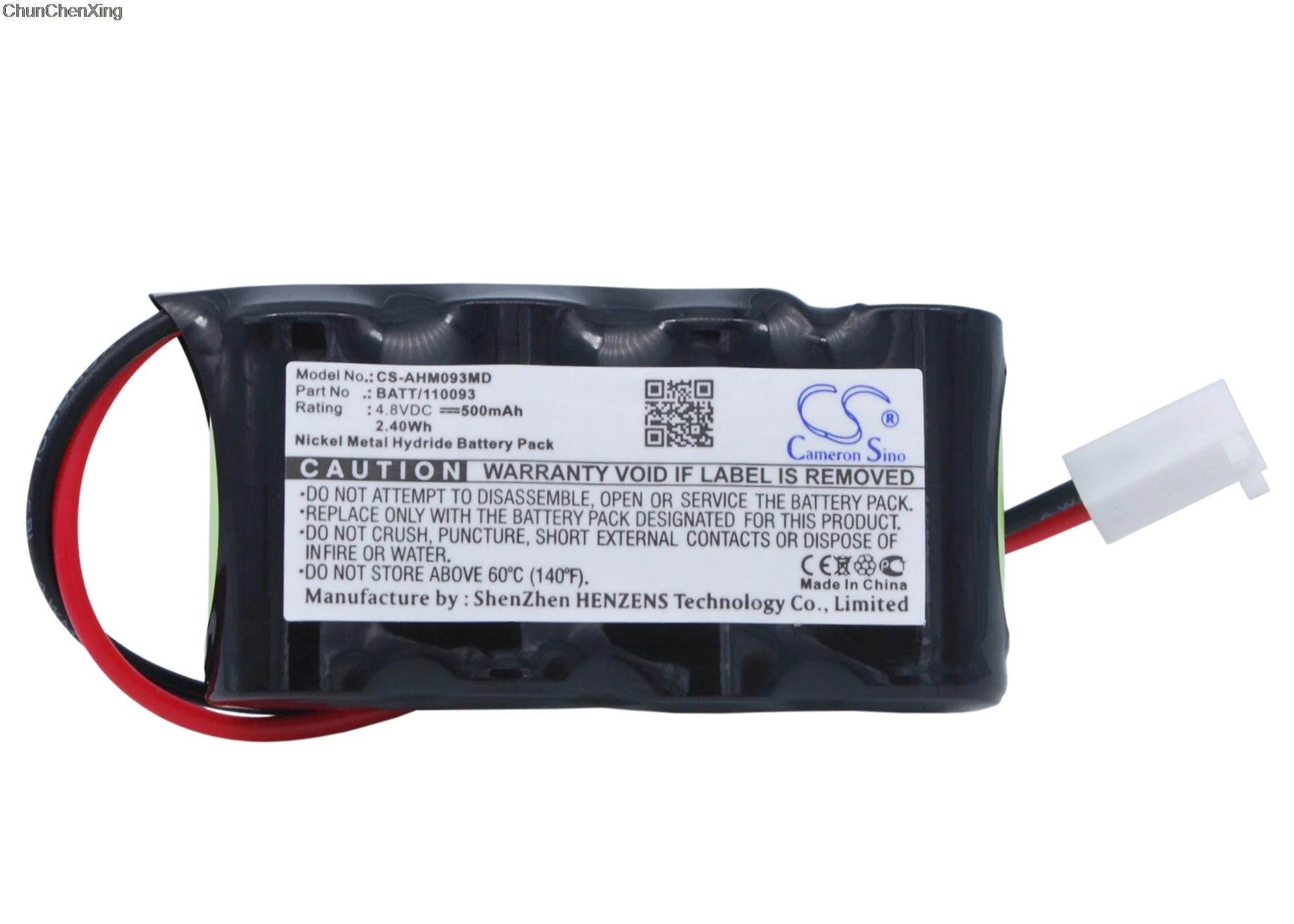 Аккумулятор Cameron Sino 500 мАч 120093 BATT/110093 для Air Shield измеритель желтуха Vickers