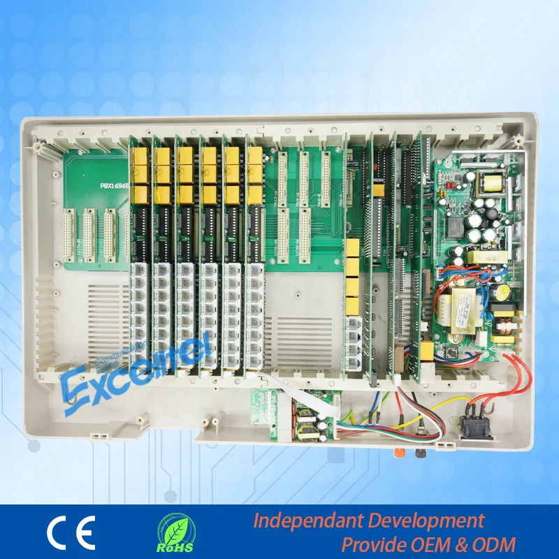 Большая емкость PABX/ CP1696 448 4 PSTN line 48 extension с управлением программным обеспечением