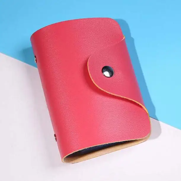 Watermelon Red Aelicy Популярные карточки модные Для мужчин Для женщин Карманный 24 карточки ID кредитных карт путешествия кредитных держатель ID, визитной карточки Карманный Кошелек Чехол - Цвет: Watermelon Red