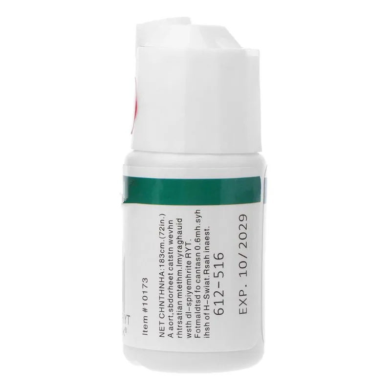 Зубная нить 2 м одноразовый шнур для вытягивания десен зеленая Трикотажная