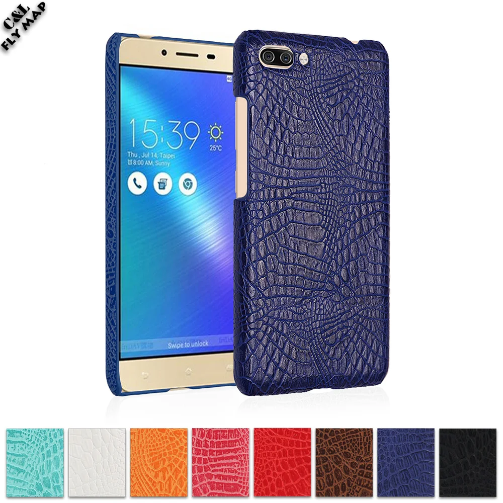 Крокодиловый Чехол для ASUS ZenFone 4 Max ZC554KL X00ID X00IS жесткий защитный чехол ПК ZenFone4 Pro Plus