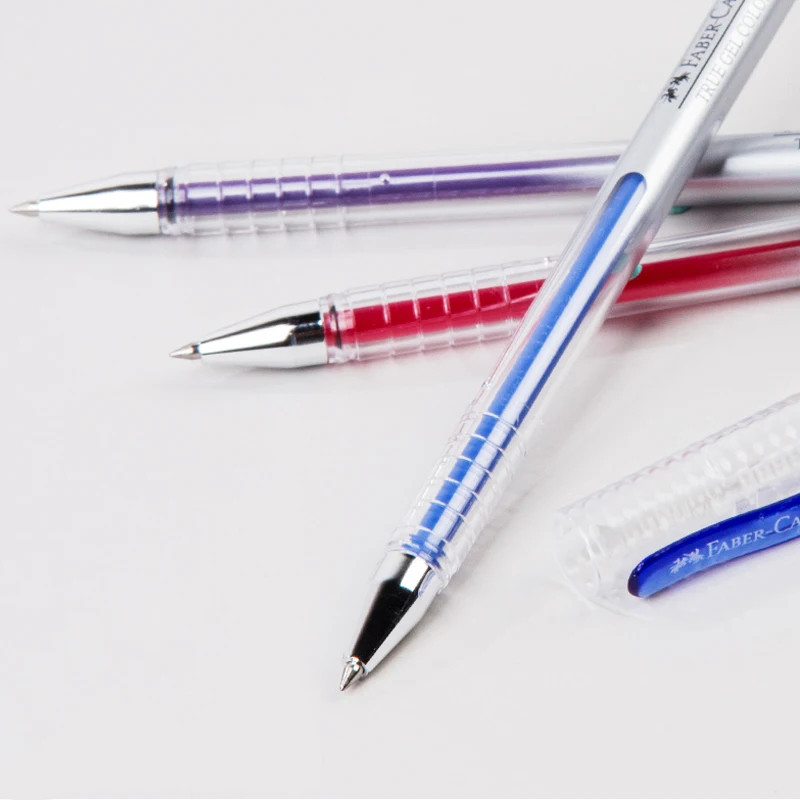 Faber Castell настоящий гелевый цвет 12 цветов нейтральная ручка на водной основе 0,5 мм набор эскизов для художественных студентов
