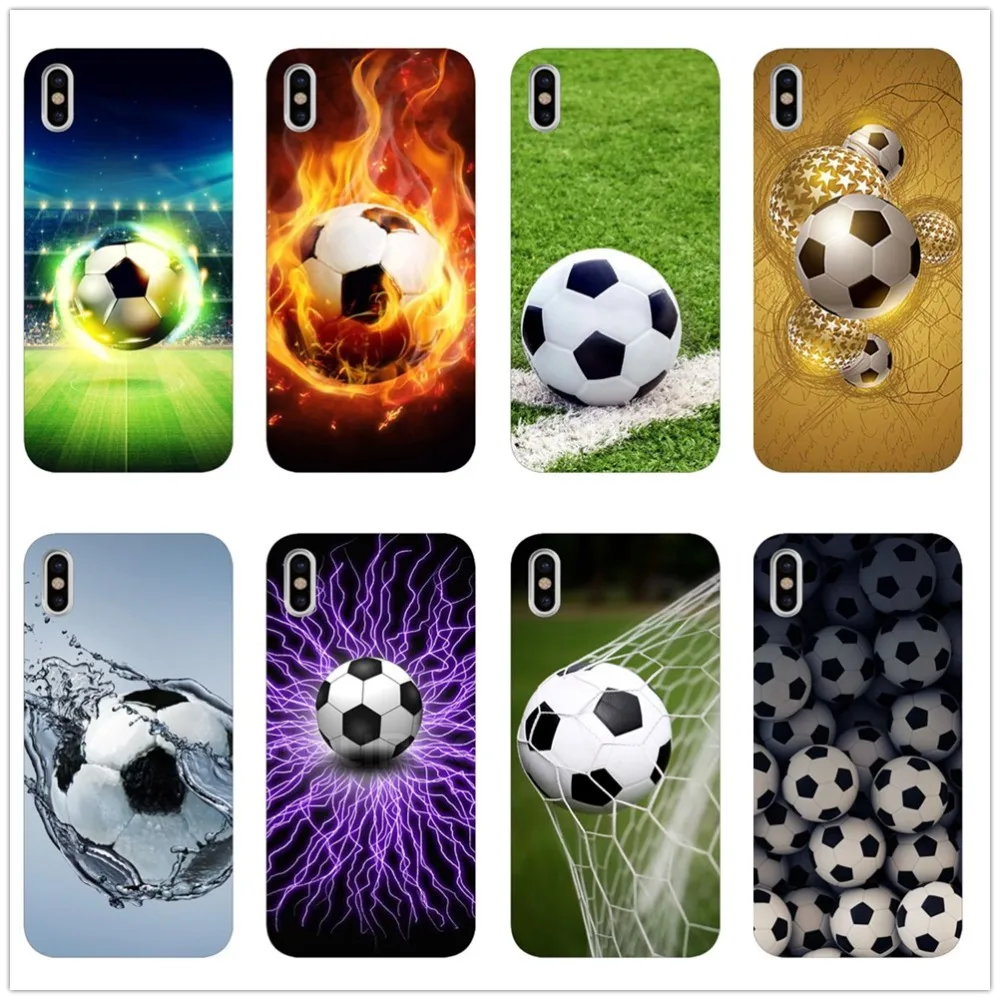 Футбольный мяч на воде горящий огонь спортивный чехол для телефона iPhone 8 7 6 6S Plus X XS
