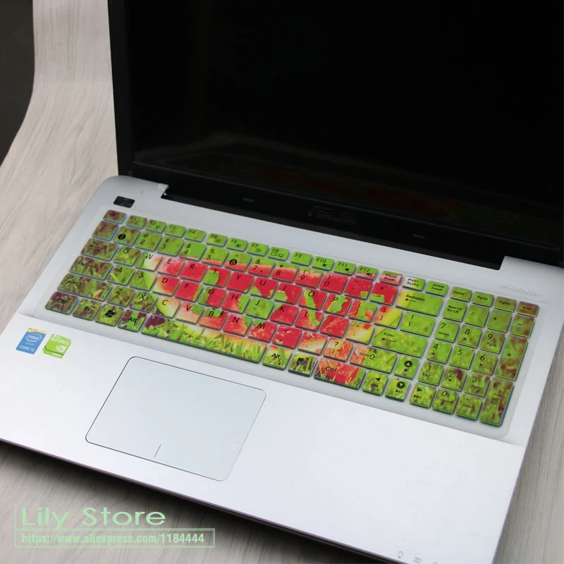 Силиконовая защитная накладка на клавиатуру для Asus Vivobook Max F541 F541Sa F541Sc F541Ua F541Uv F540Up