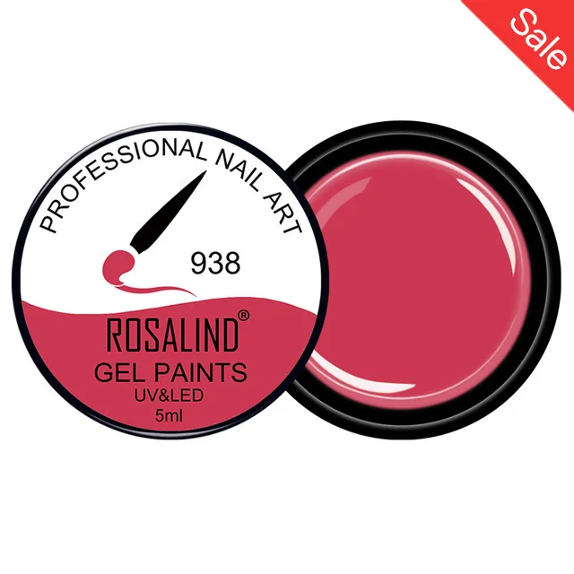 RF938 Гель-лак для ногтей ROSALIND, 5 мл, все для маникюра, 142 цветов, Гель-лак, сделай сам, верхнее Базовое покрытие, гибридный праймер для дизайна ногтей - Цвет: RF938
