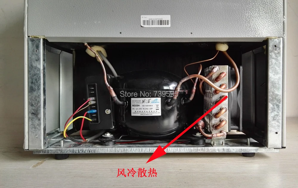 Purswave BC-86 86LDC12V24V батареи холодильник для отдыха автомобиля солнечной охлаждения rv