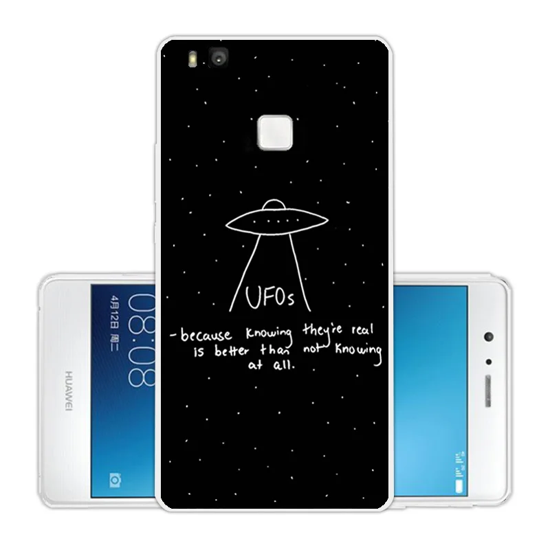 Мягкий ТПУ чехол для туманности Huawei Ascend P9 Lite/G9 прозрачный силиконовый P9Lite Plus