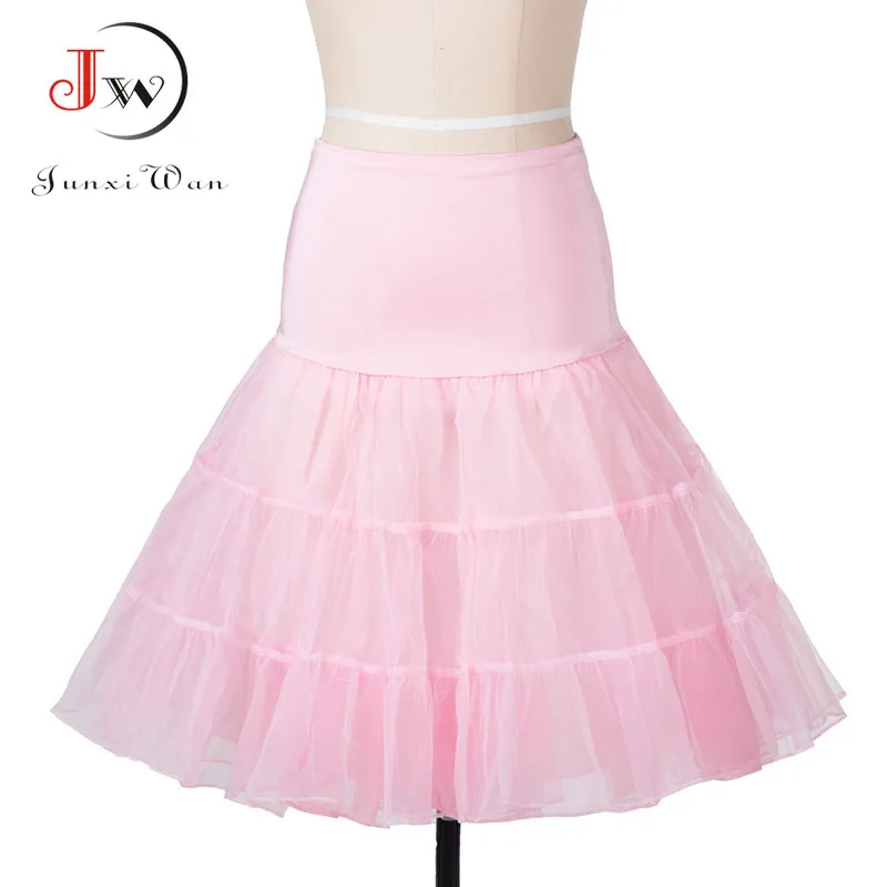 Skirts Vintage 50s 60s Women Ball Gown Tutu Skirt Swing Rockabilly Petticoat Underskirt Crinoline Fluffy Pettiskirt for Wedding