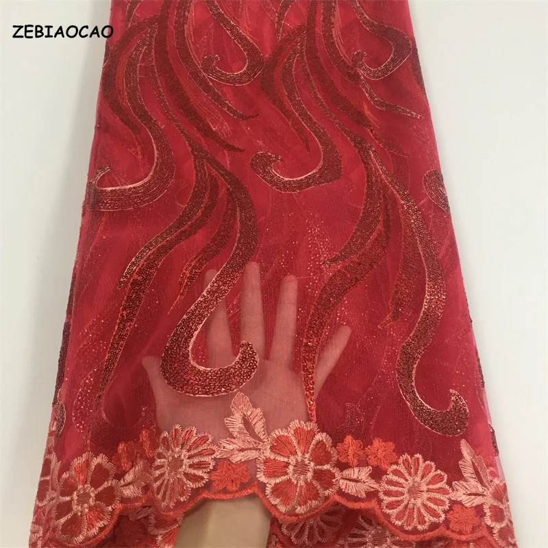 ZEBIAOCAO 2019 Новые поступления Африканский Французский кружево ткань высокое