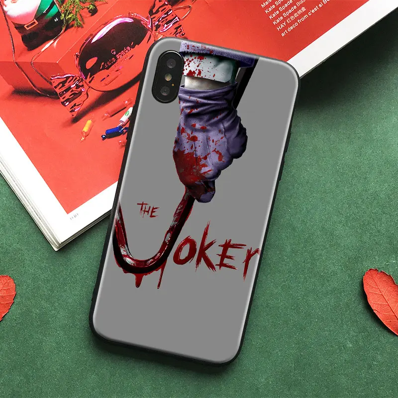 Мягкий силиконовый чехол для телефона Joker из гладкого стекла для samsung Galaxy S7 Edge S8 S9 S10e S10Plus Note 10 8 9 10 PLUS