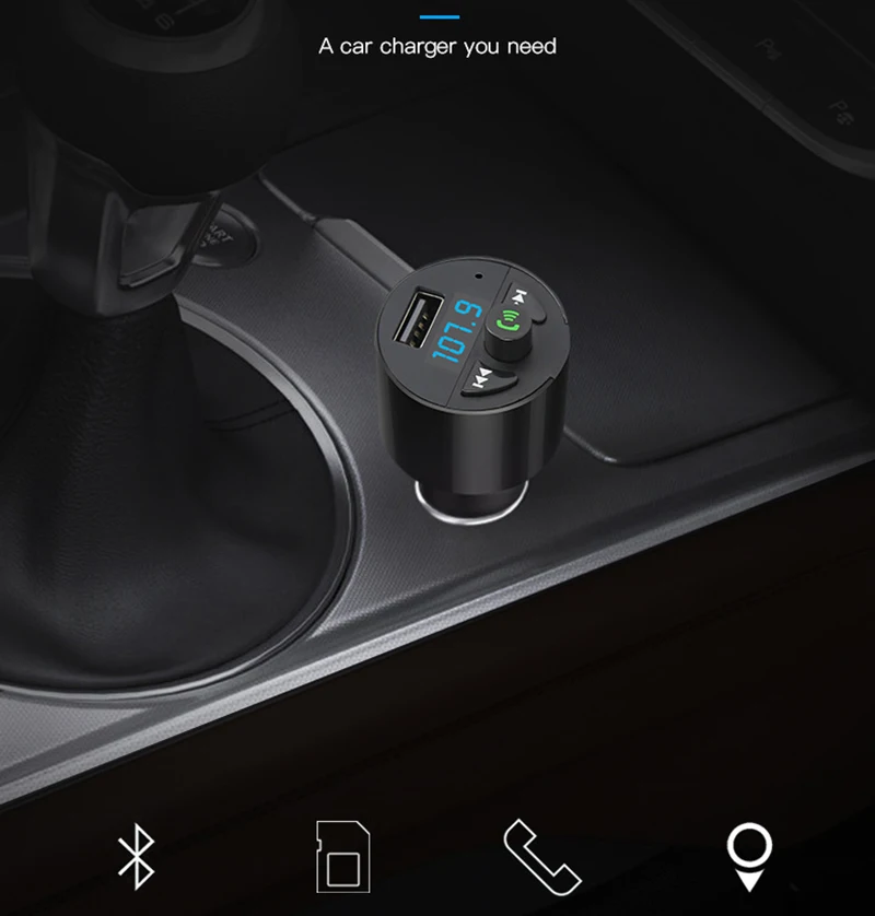 Thbelieve автомобильное зарядное устройство 5V 2 1 A Bluetooth автомобильные зарядные