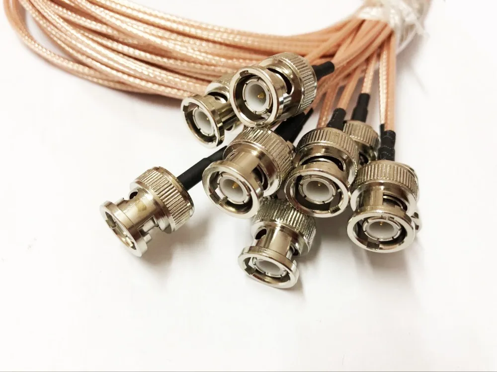 10 шт. коннекторы адаптеры с разъемом SMA Male на BNC RF Pigtail Cable 2 м RG316|sma male connector|sma connectorsma