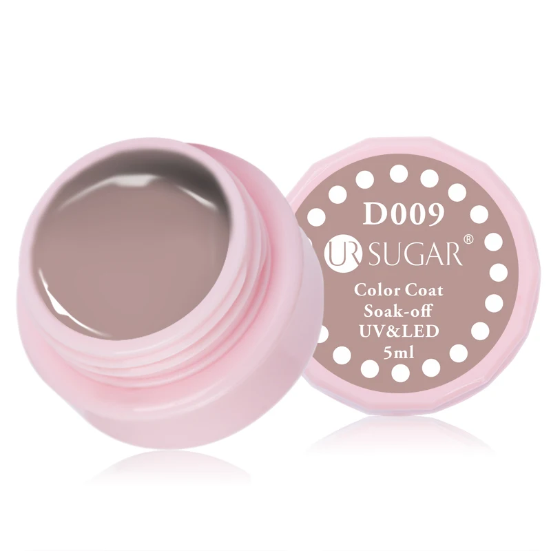 D009 Ur Sugar 5 мл УФ-Гель-лак для ногтей Набор серых и красных цветов УФ-светодиодный лак для украшения ногтей маникюрный лак - Цвет: D009