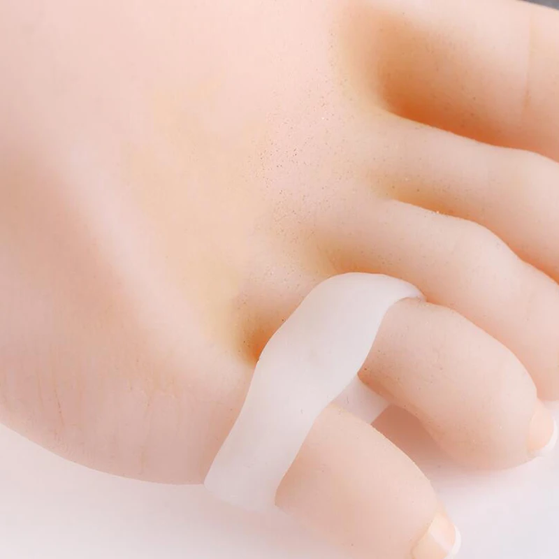 2 шт. силиконовый корректор для большого пальца Pinkie Valgus Bunion маленький сепаратор