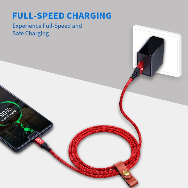A.S Type C Cable USB 3.1 Fast 5A Charge Data Android Quick Charging for Xiaomi Mi 8 SE Huawei P20 Pro Samsung Cord Wire | Мобильные