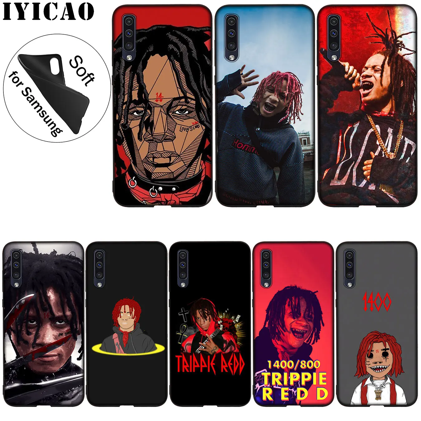 IYICAO Trippie Redd Мягкий силиконовый чехол для Samsung Galaxy A70 A60 A50 A40 A30 A20 A10 A50S A40S A30S A20E A10S