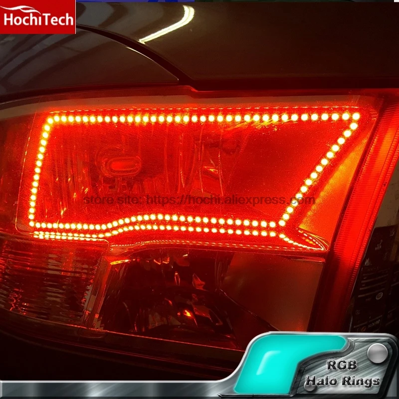 HochiTech RGB многоцветный светодиодный ангельские глазки комплект колец с ореолом