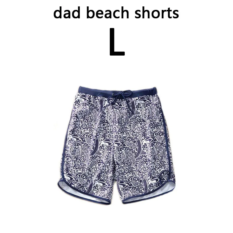 dad size L Летние женские купальники для девочек; купальники для мамы и дочки; комплект бикини для мамы и дочки; Одинаковая одежда для семьи; пляжные шорты для мужчин и мальчиков - Цвет: dad size L