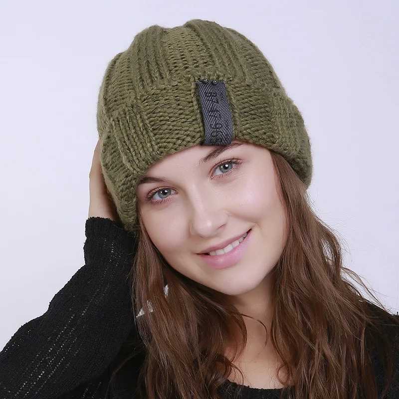 Skullies Beanies шапки женские зимние теплые классические маски для лица Высокое