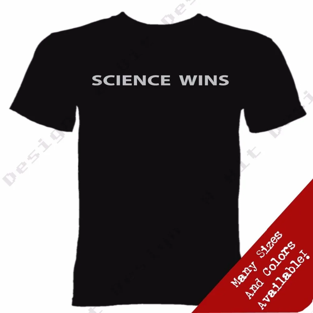 

Science Wins T Shirt Geek Nerd Biology Engineering Unisex More Size and Colors 2017-A738
