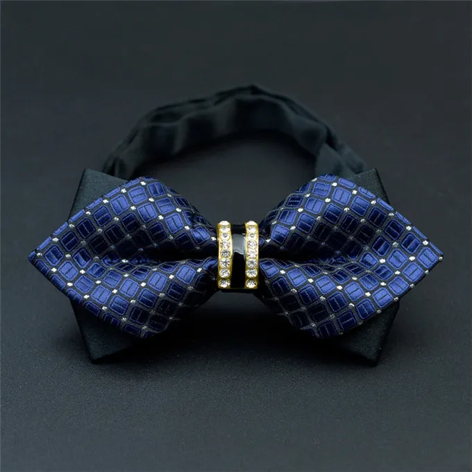 003 Бренд cityraider Pre-Tied Bow Галстуки для Для мужчин Самостоятельная галстук бабочкой со стразами золотой смокинг галстук Новинка Блестящая бабочка для свадьбы C025 - Цвет: 003
