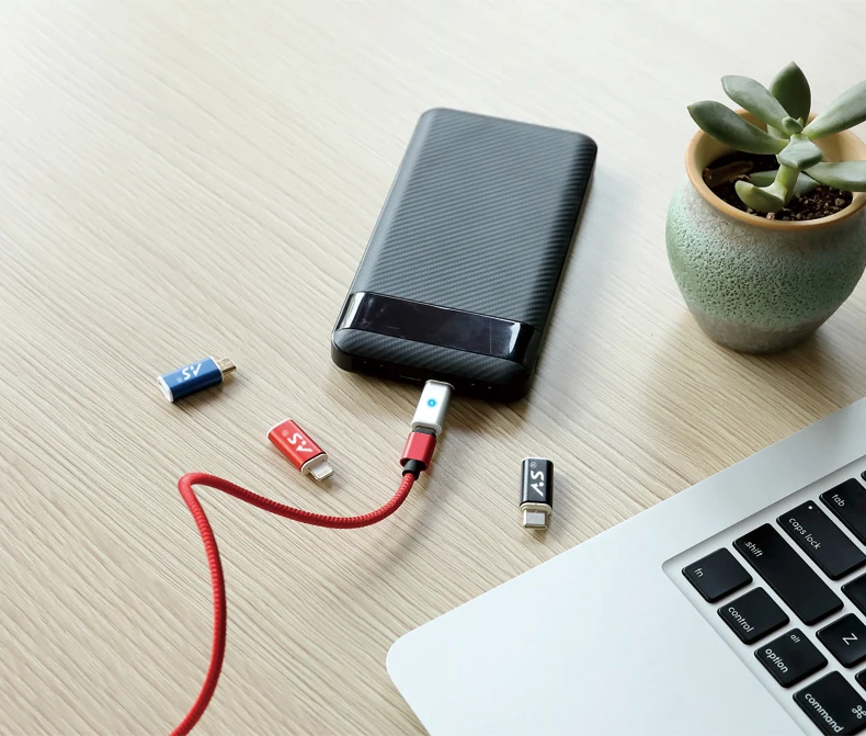 Магнитный микро USB адаптер для мобильного телефона для Android микро устройств Зарядное устройство и данных Магнитный адаптер для samsung/Xiaomi/huawe
