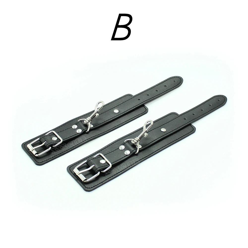 Тьерри из искусственной кожи секс-товары связывание рабы желания наручники