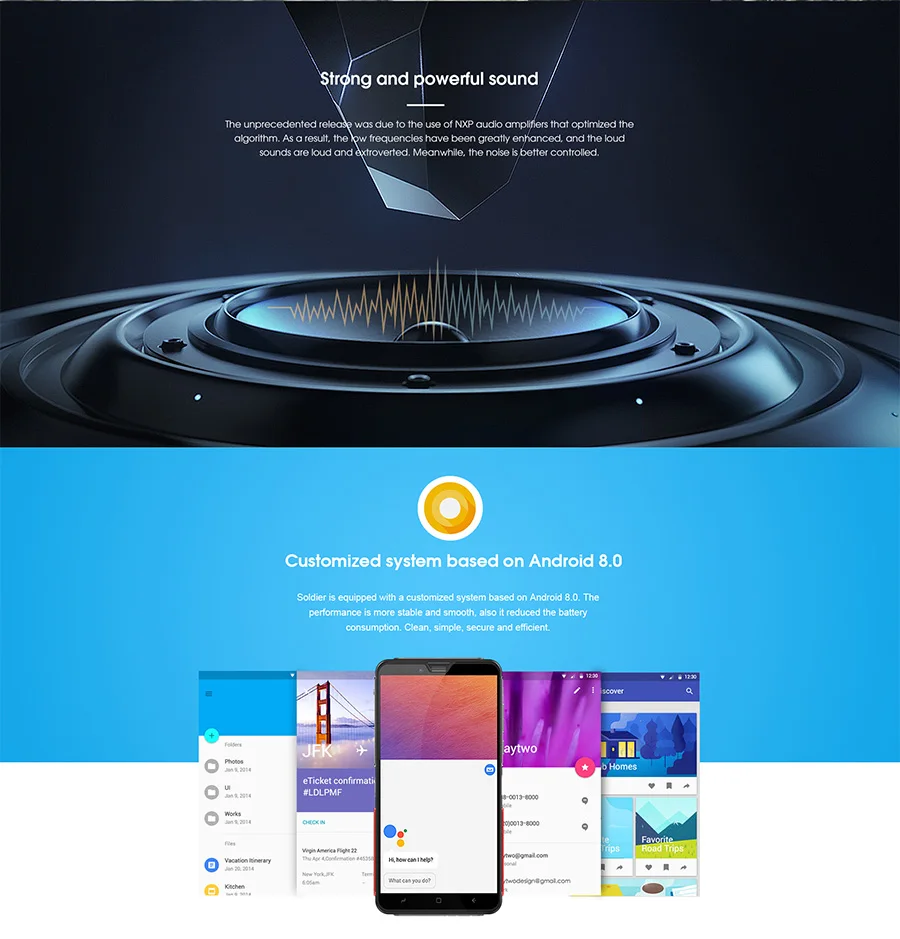 Elephone Soldier 5,5 ''Android 8,0 смартфон 4 Гб 128 ГБ MTKX25 Deca core 16:9 полноэкранный 5000 мАч мобильный телефон с боковым отпечатком пальца